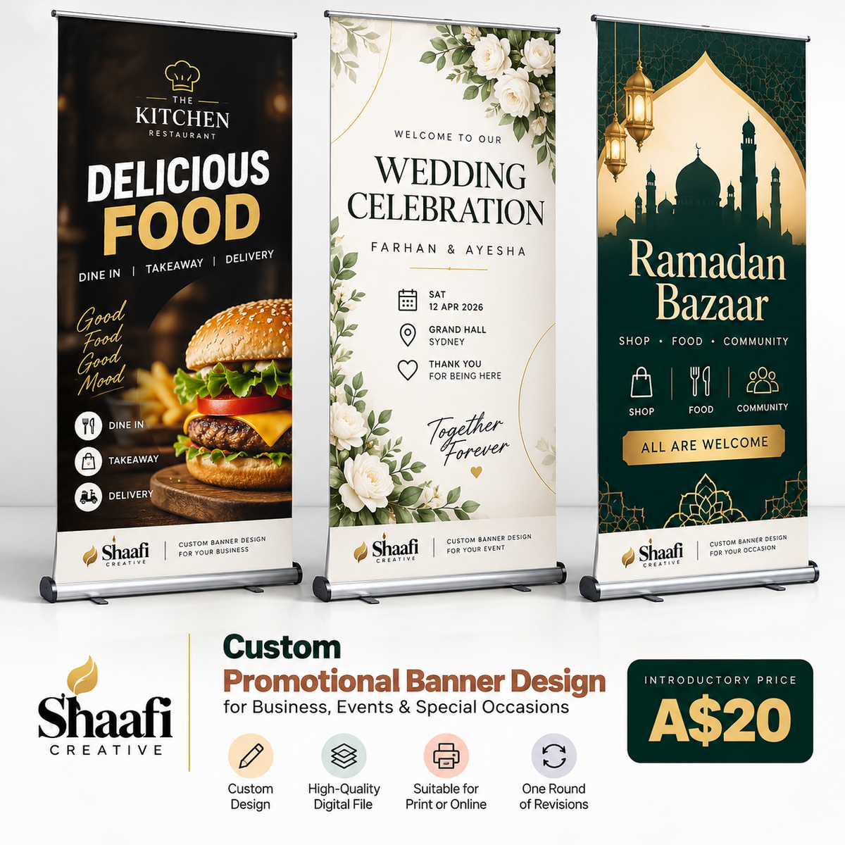 Custom Promotional Banner Design – Business & Events
